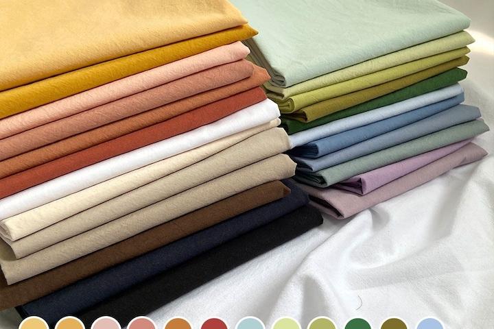 고밀도 바이오워싱 무지 베개커버 24color 60수 80수 자루 3size