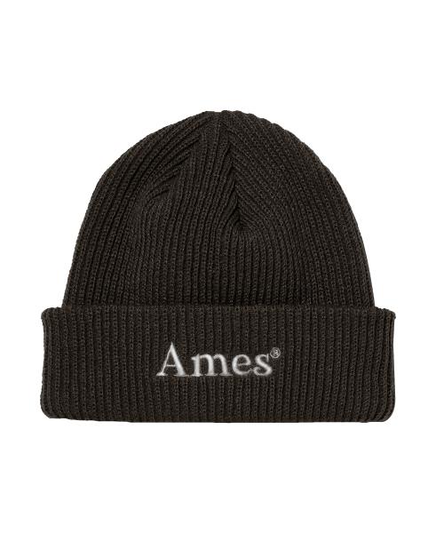 BASIC LOGO BEANIE BROWN