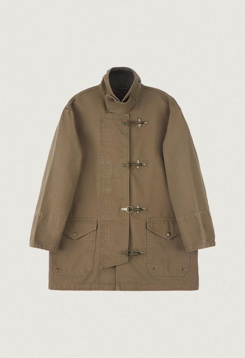 Heritage ember Fireman jacket_Beige Brown(O25-OT07)