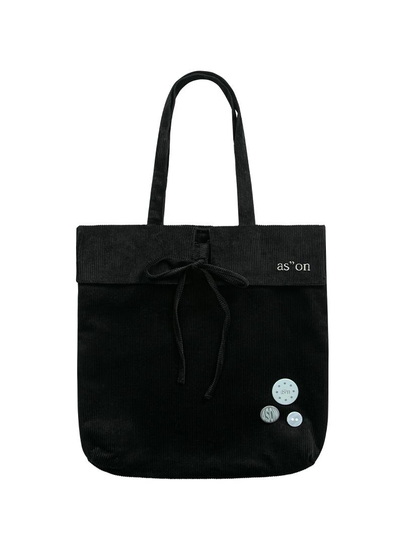 OLGA CORDUROY BAG / BLACK