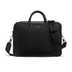 블랙 PELLETESSUTA™ 엣지 비즈니스 백(LHPTBC1904ZNER)