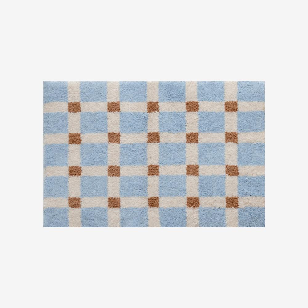 [자사몰 단독] 블루베리 모자이크 도어 매트 (40x60)