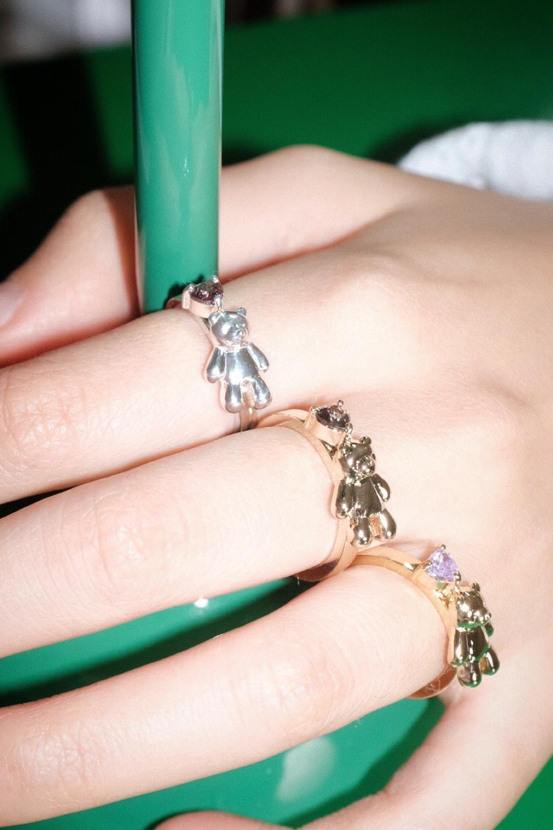 Mini bear ring