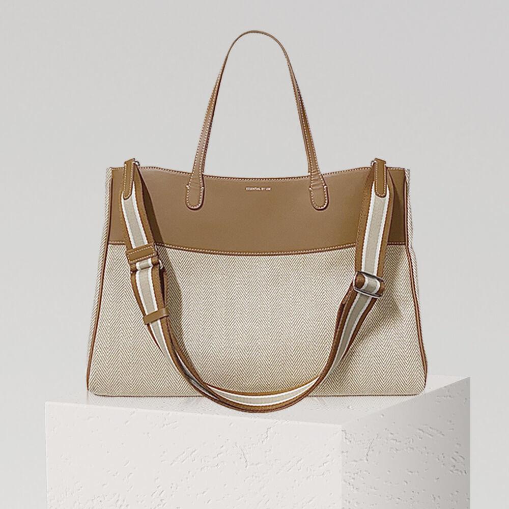 [유엠뉴욕] 깃털백 캔버스백 450g - Camel