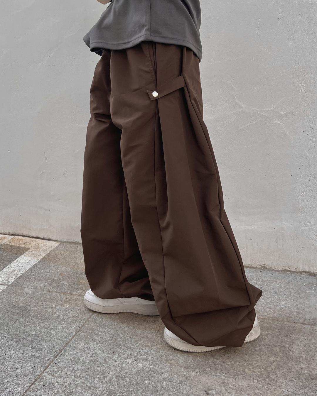 타이 스냅 나일론 벌룬팬츠 5C