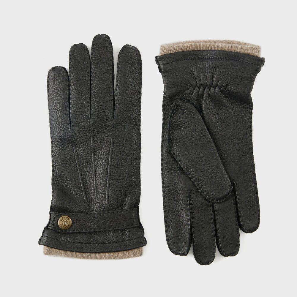 덴츠 글로스터 사슴가죽장갑 - 블랙