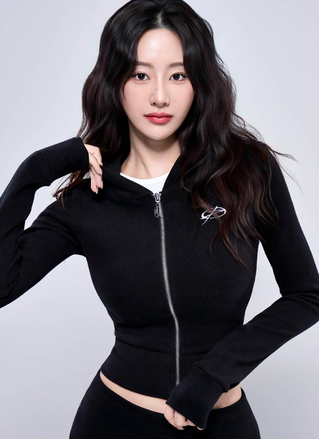 P5060 우먼 슬림 후드집업 [블랙]