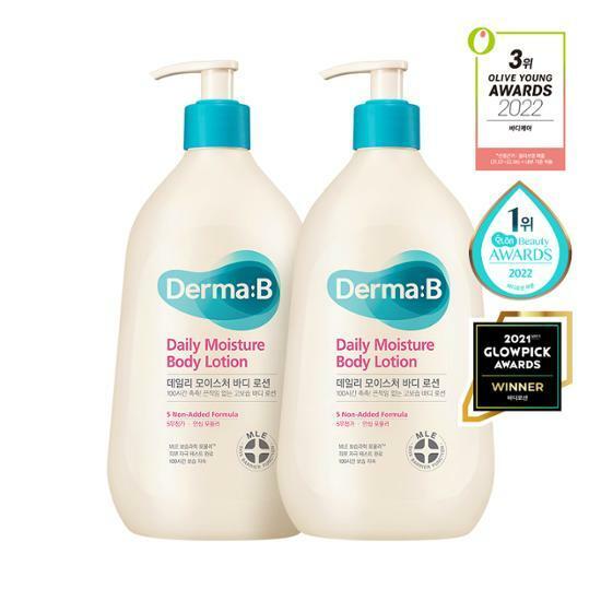 [전용/대용량] 더마비 데일리 모이스처 바디로션 더블 기획 (500ml+500ml)