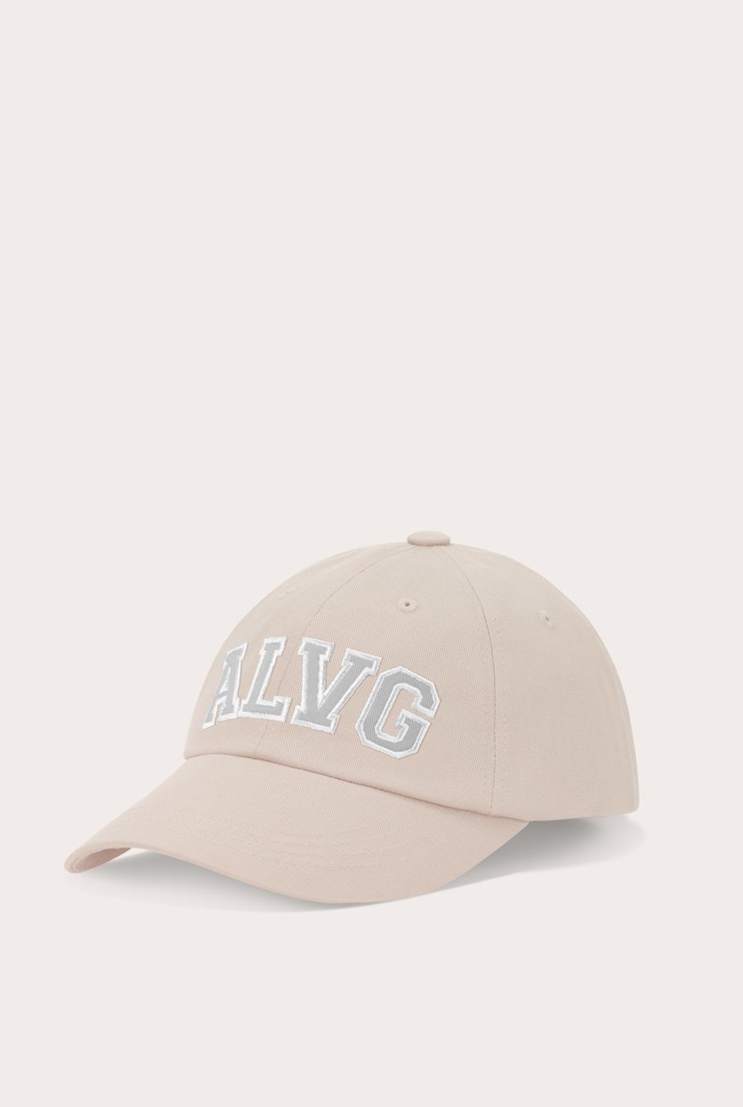 ALVG 아플리케 캡 - 라이트 베이지