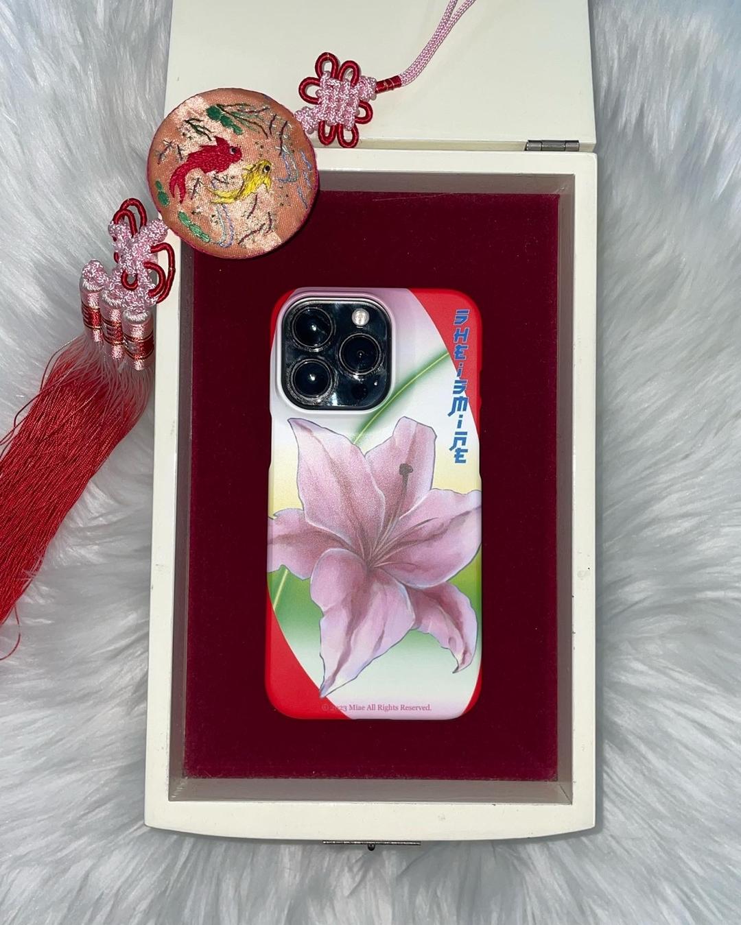 [美愛 1970] MIAE lily phone case (Red)