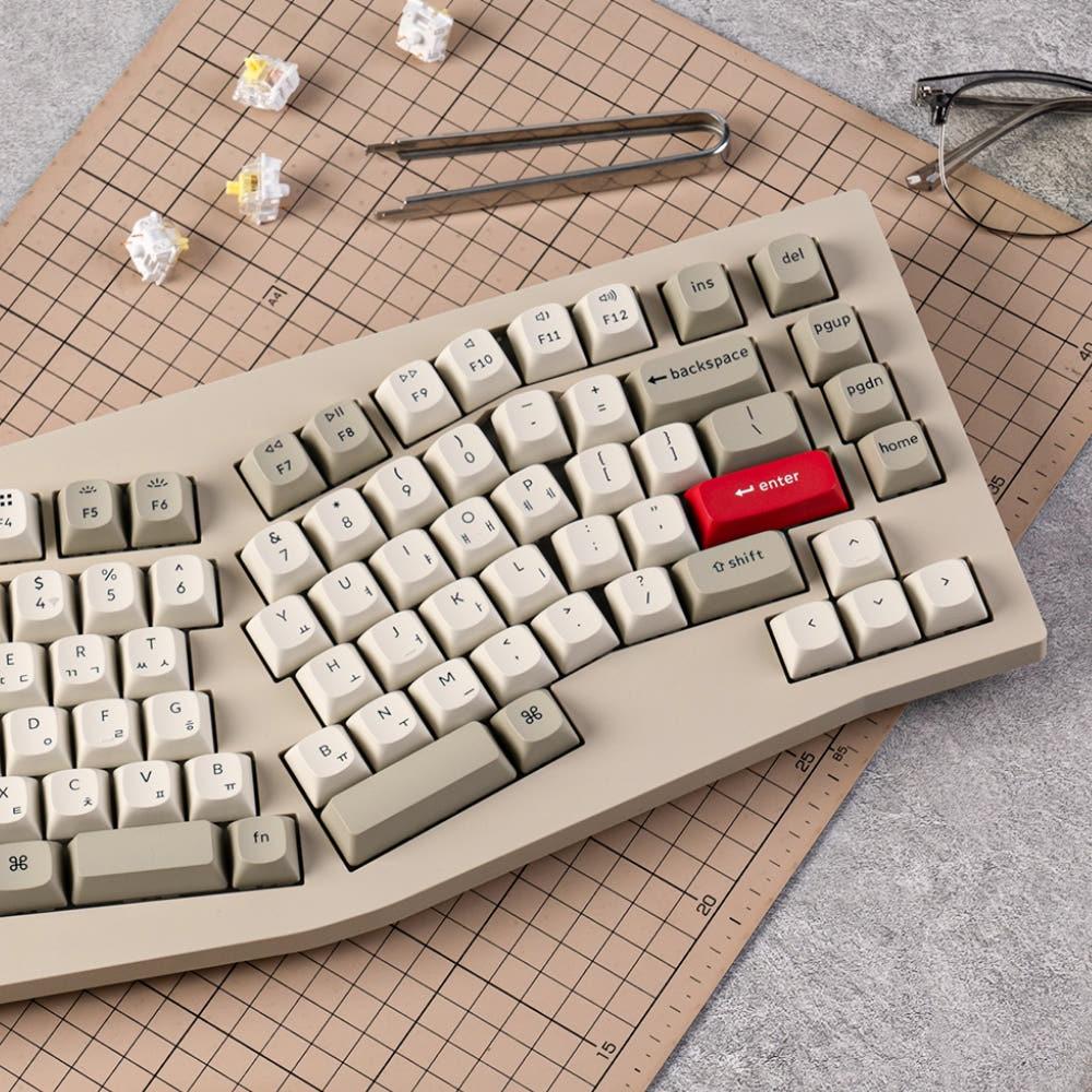 키크론 V10 PRO MAX 무선 인체공학 커스텀 앨리스 기계식 키보드 C타입 리시버