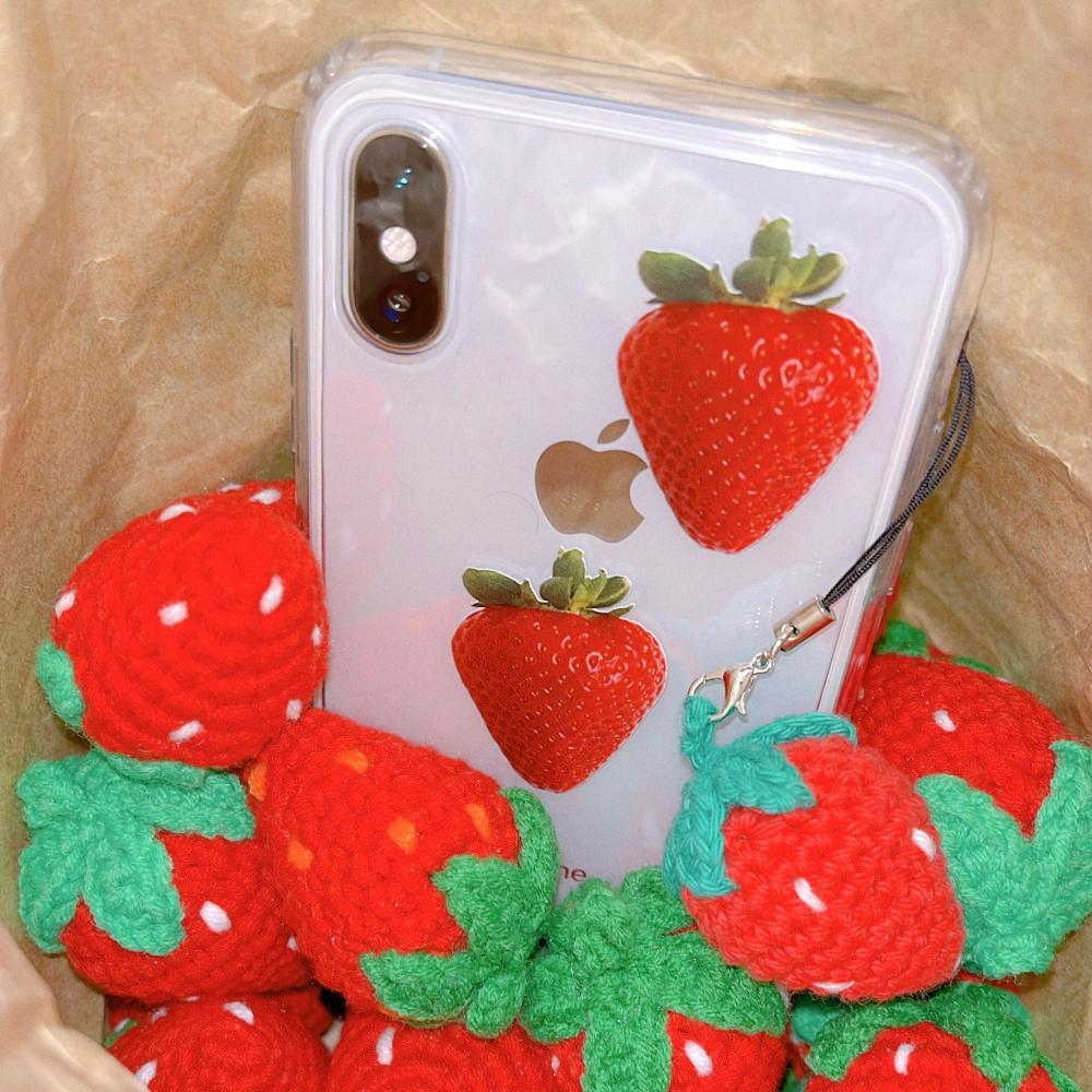 딸기 젤리하드케이스 폰케이스