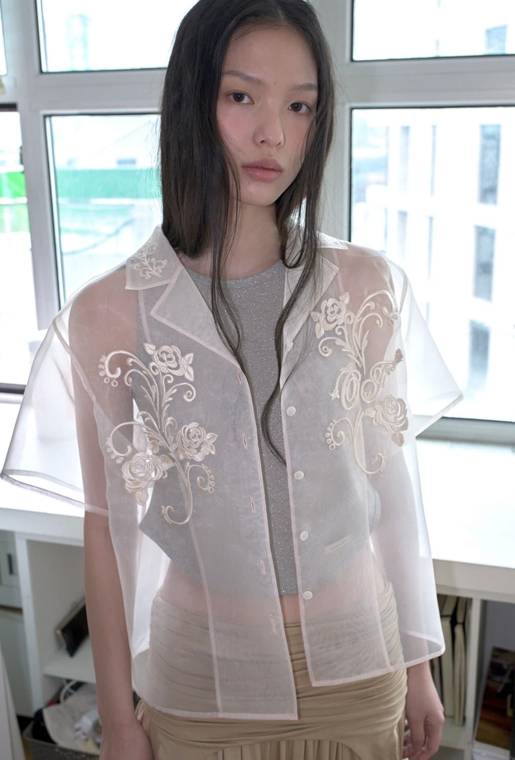 오버듀플레어 오간자 셔츠 | 후루츠패밀리