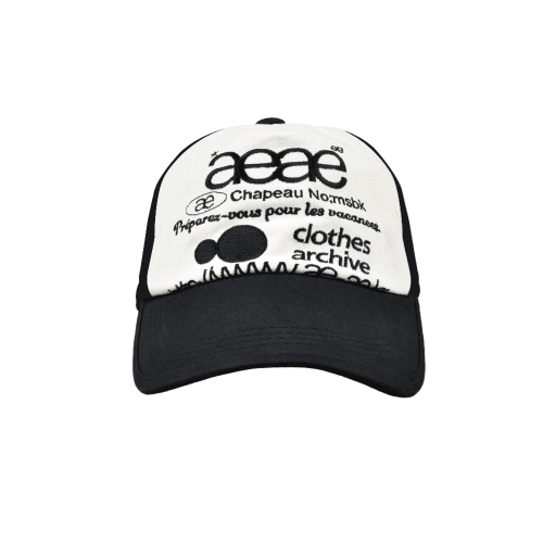 WEB LOGO TWO TONE BALL CAP - [BLACK/WHITE]