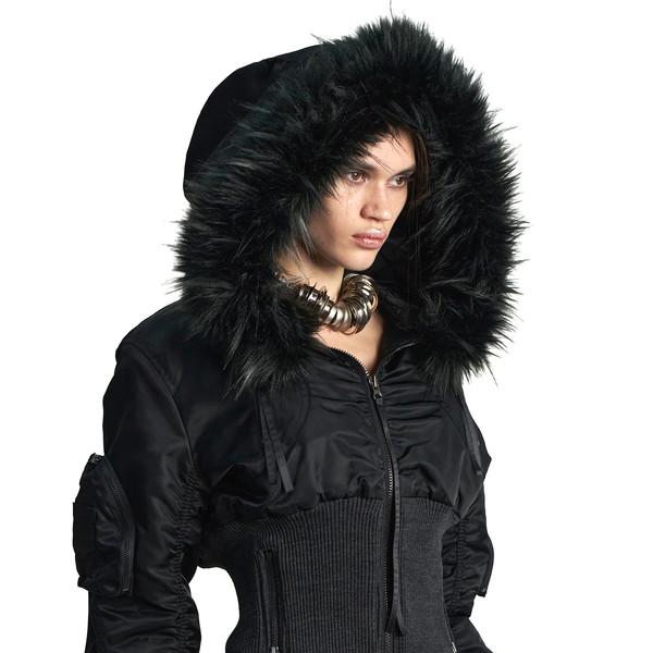 VOLINE PADDED BOMBER JACKET IN BLACK (SOLD OUT - 12/8 순차 출고)