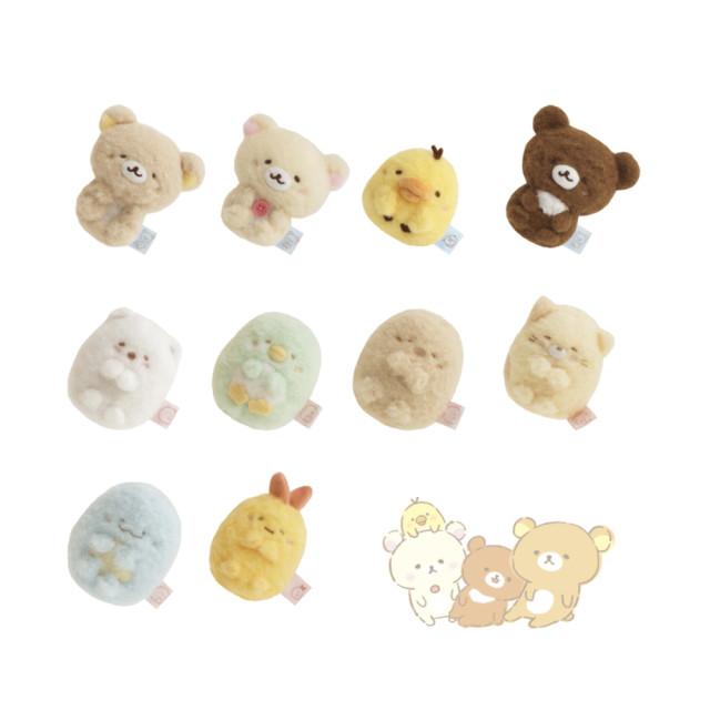 [산엑스] 리락쿠마 X 스밋코구라시 호냐구루미즈 시리즈 7cm 미니 마스코트