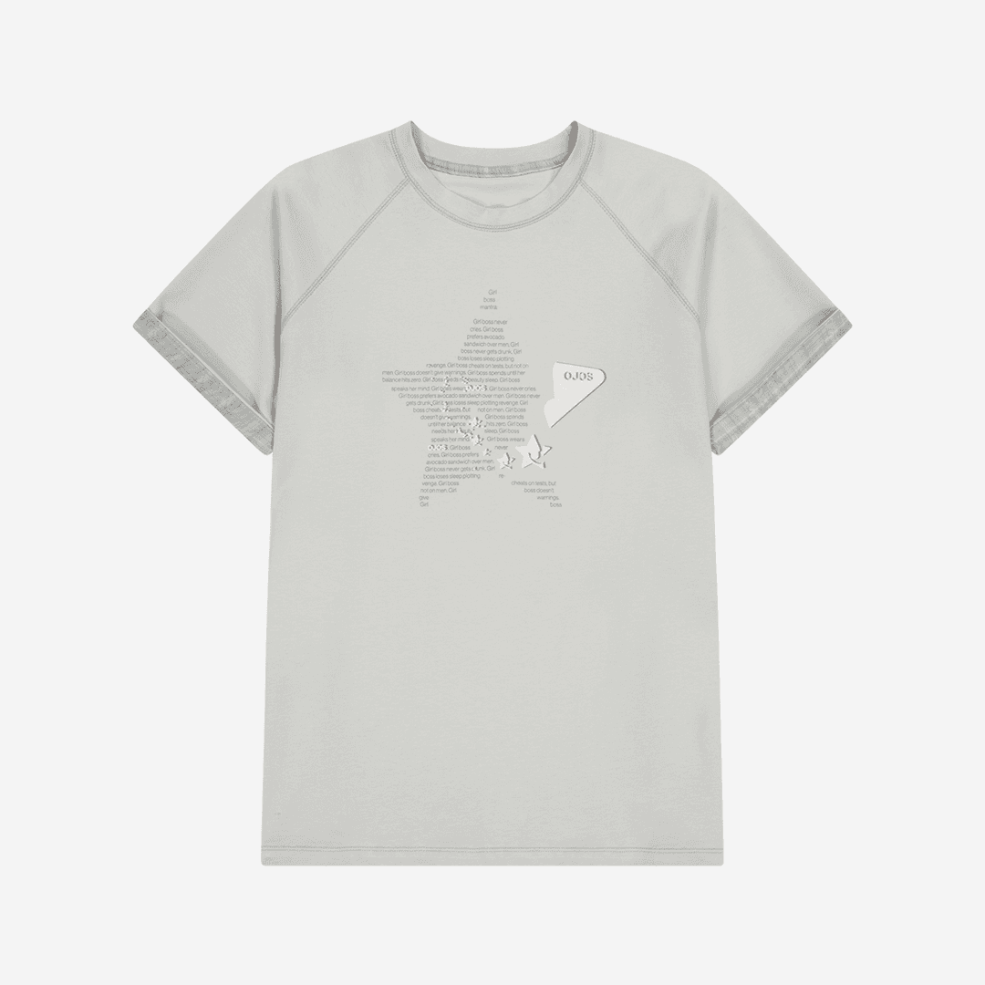 [더블 적립] OJOS Double Sleeves Raglan T-shirt Khaki