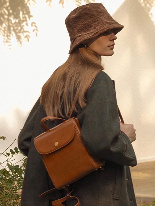 Adeline classic backpack(Camel)