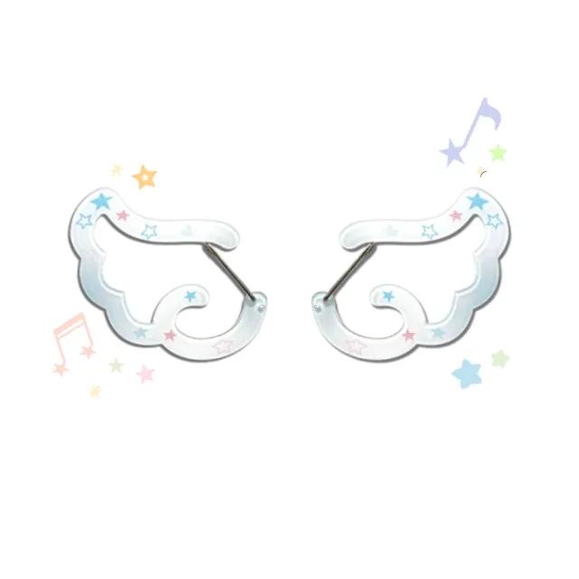 𓂃 ໒꒱₊⋆  엔젤 날개 카라비너 키링