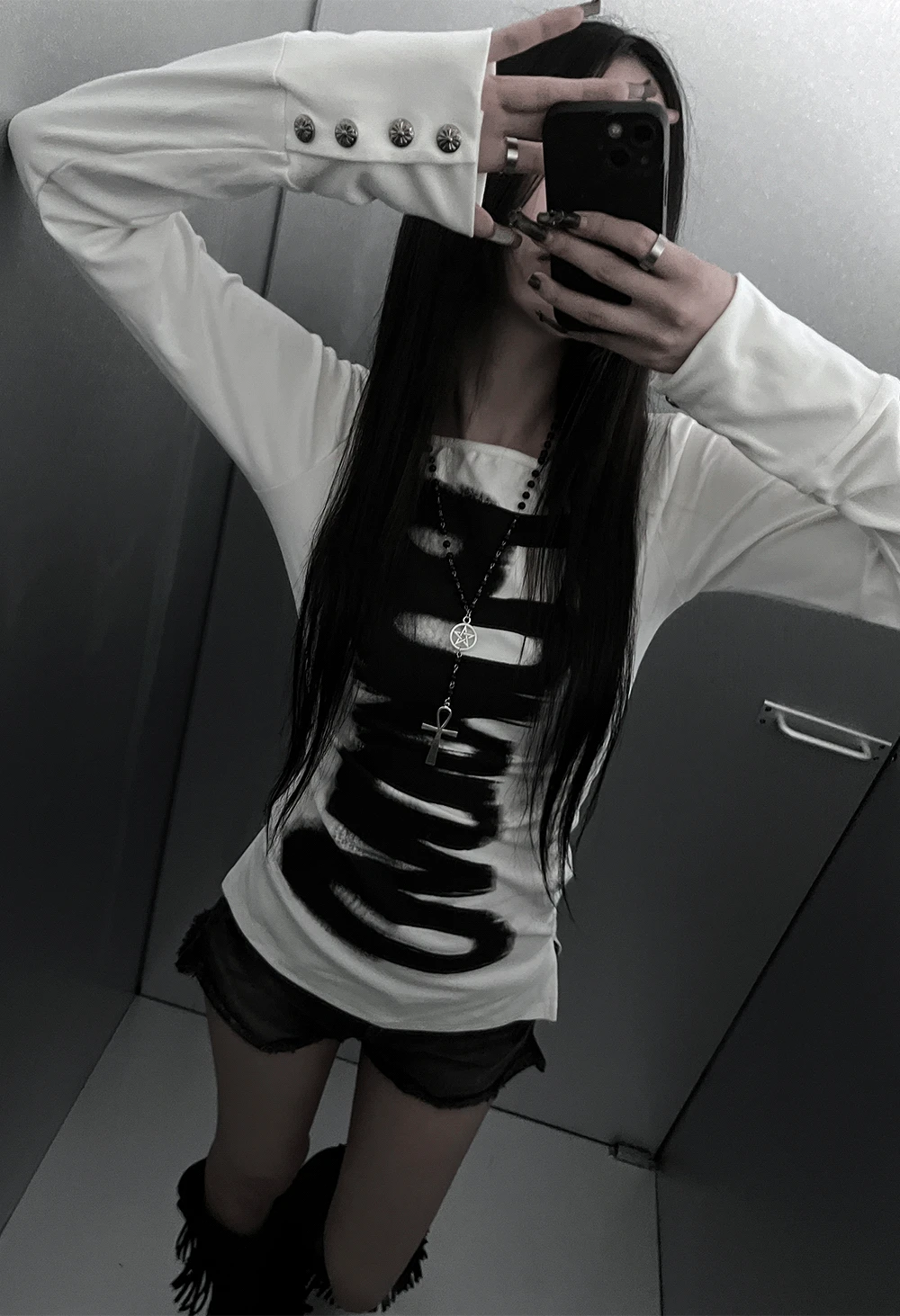 brush lettering pocket T