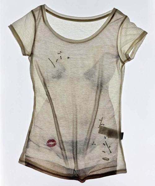 Wet Sheer Tee White