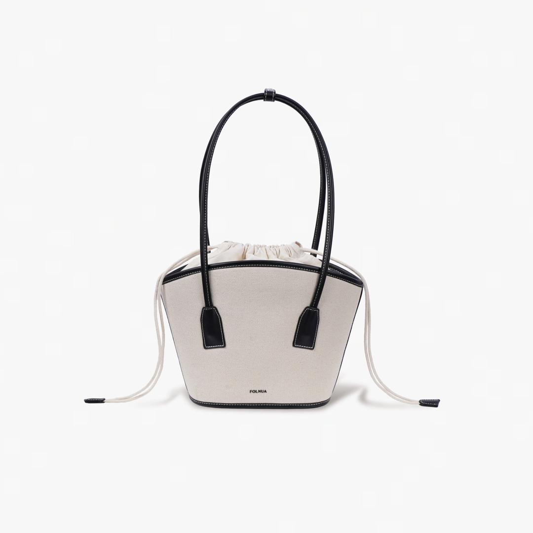 폴뉴아 FOLNUA Mini Garden bag Black - Canvas