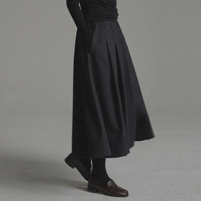 웨이브 윈터 훌 스커트