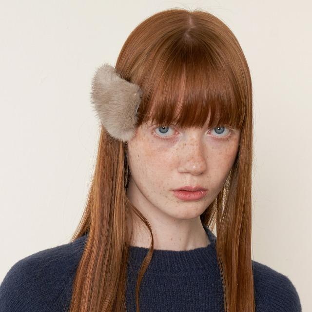 Iconic Mink Pin  - Sapphire Grey