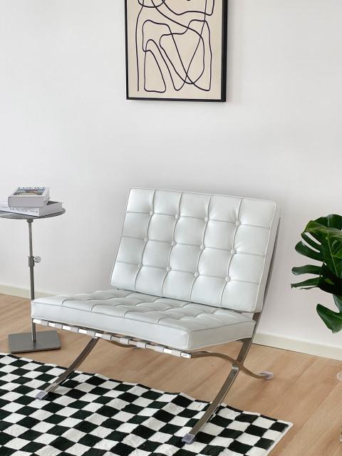 미스반데로에 바르셀로나 호텔 카페 거실 라운지 스튜디오 촬영 의자 체어