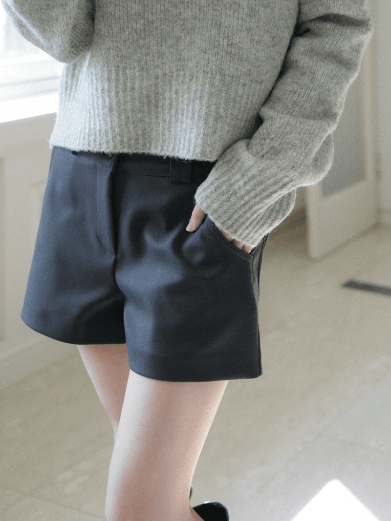 [NouArté] 드류 포켓 쇼츠 (차콜 네이비)