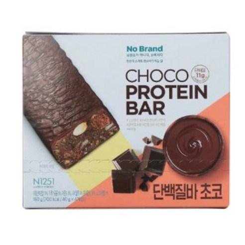 노브랜드 단백질바 초코 4입(40g*4) x 2개, 160g, 3개