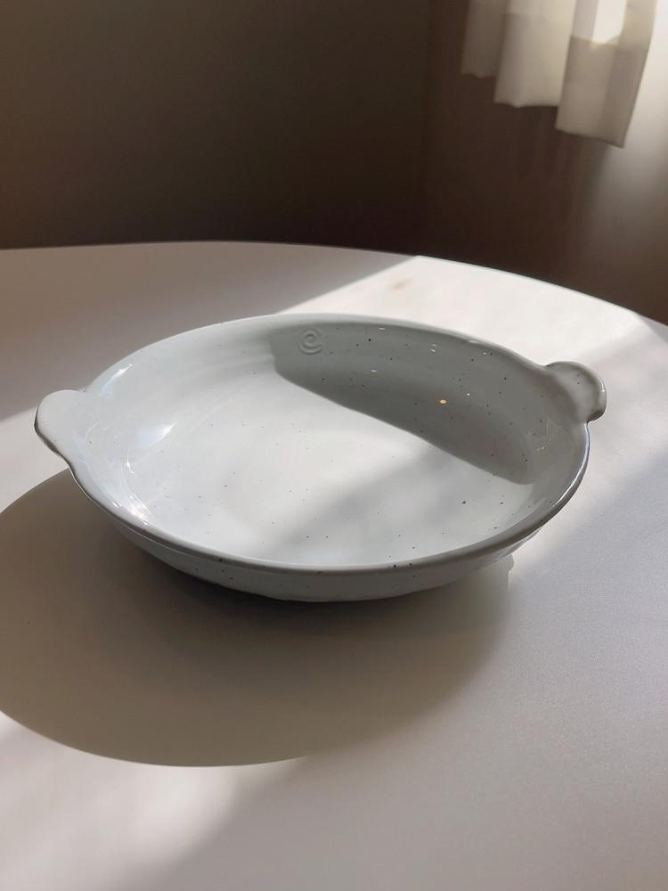 양손 핸들 파스타 샐러드 요거트 보울 볼 2color