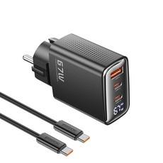 Toocki GaN PPS 67W 3포트 접지형 디스플레이 초고속 멀티충전기