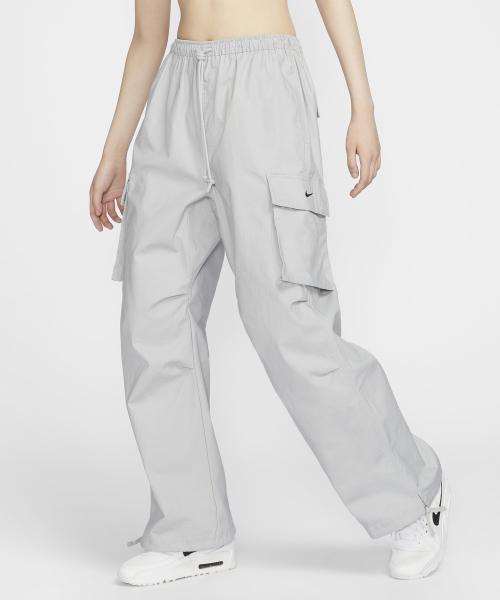 스포츠웨어 미드라이즈 카고 팬츠 W - 라이트 스모크 그레이:블랙 / FV7521-077