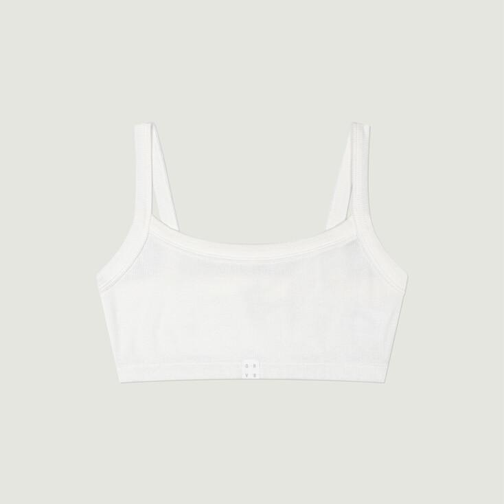 GRVB_25SS RIB BUSTIER (WHITE)