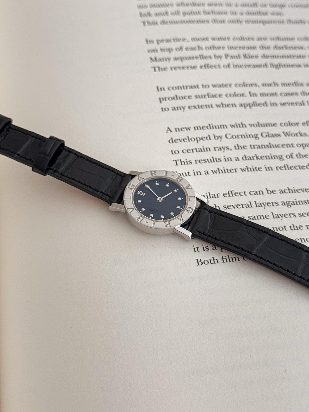 BVLGARI BVLGARI BVLGARI collection 11p diamond index watch