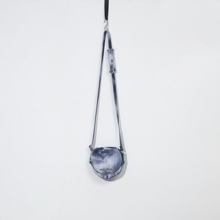 WASHED DENIM MINIBAG (WHITE BLUE)