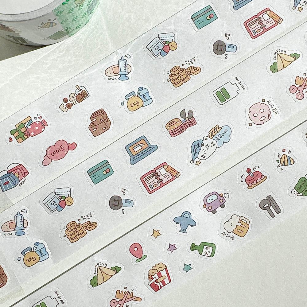 [으나네작업실] 먼슬리 데코 키스컷