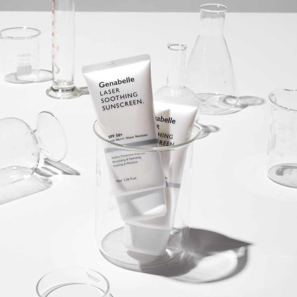 제나벨 촉촉 진정 레이저 수딩 혼합자차 선스크린 SPF50+ PA+++ 70ml
