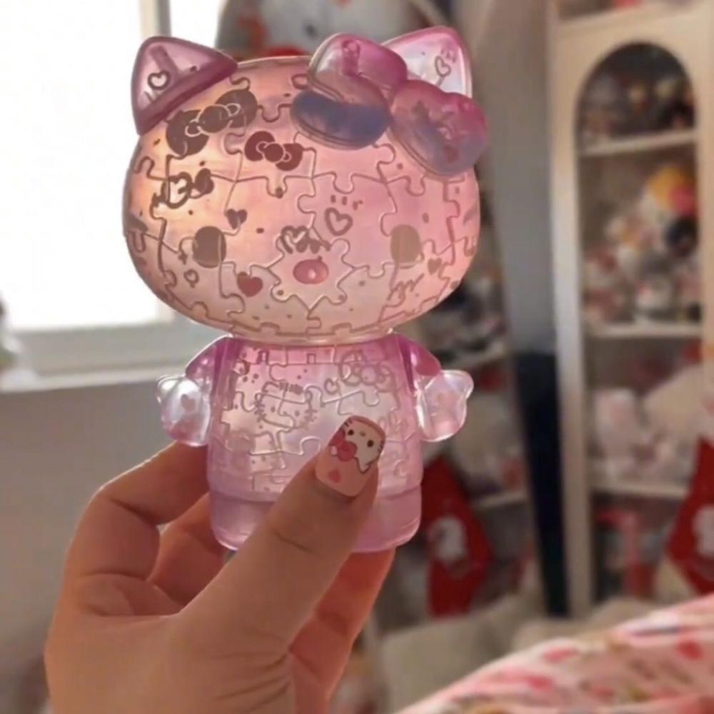 헬로키티 퍼즐 50주년기념 피규어블록 인형장식품