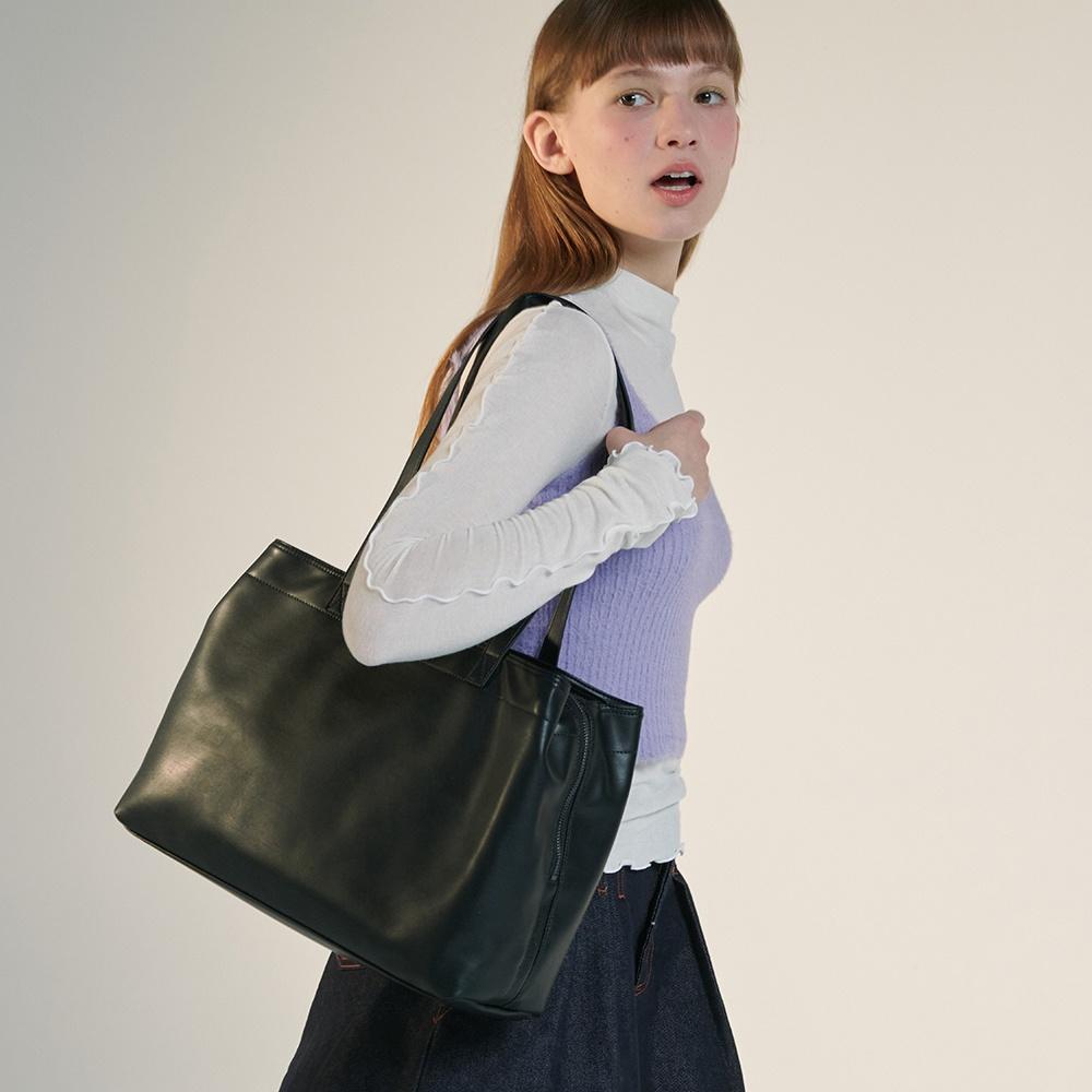 [머치] 레더 숄더백 (JLBA4E525BK)