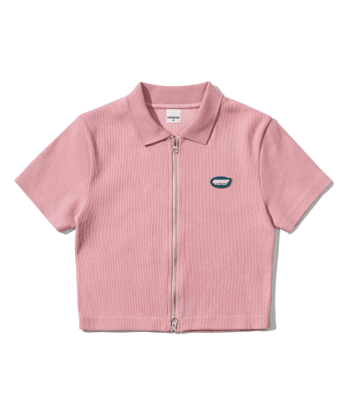 ELLIPSE LOGO ZIPUP [DEEP PINK]