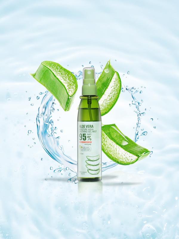 과일나라 알로에베라 모이스처 아쿠아 수딩 젤 미스트 110 ml