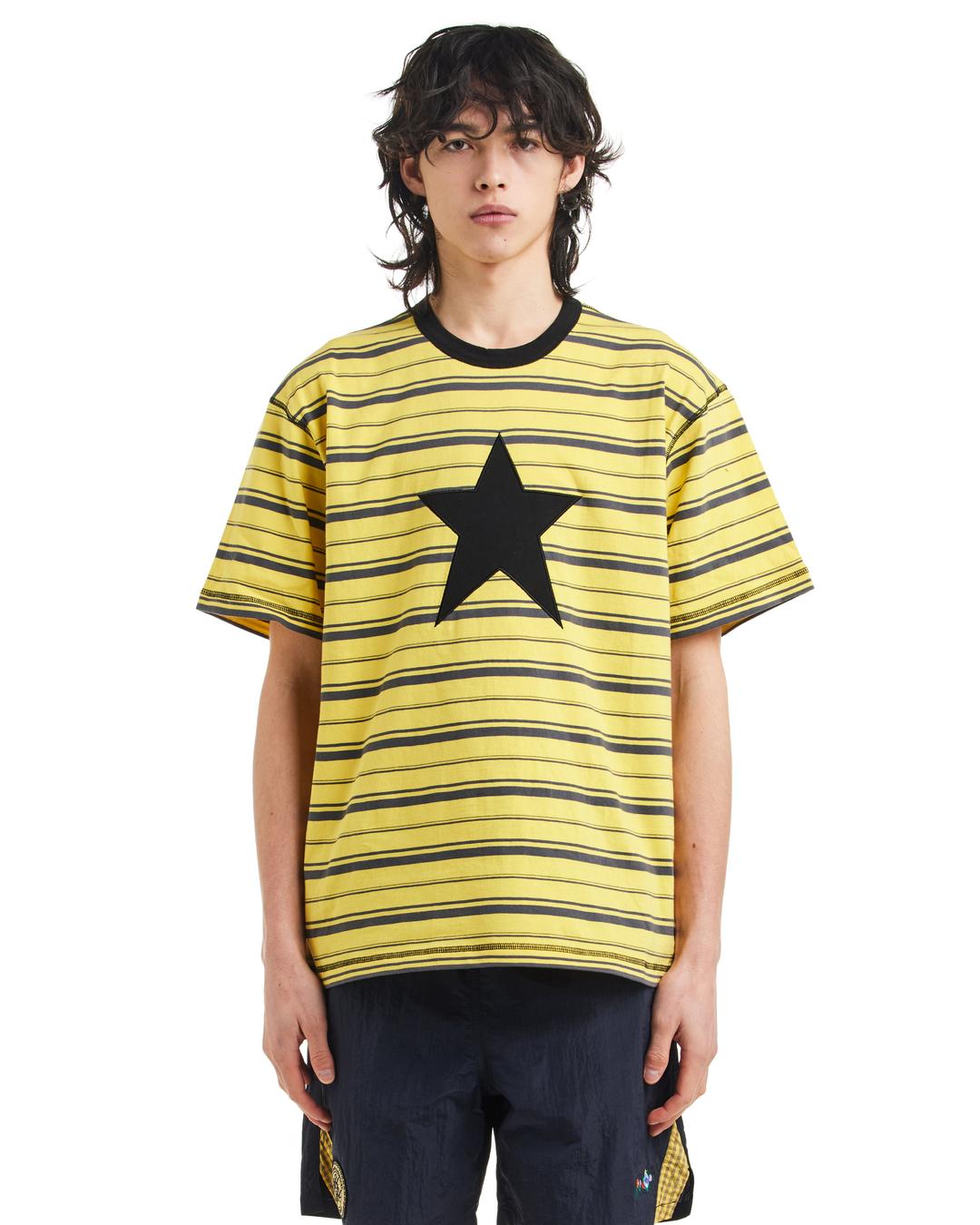 NOSTASY STRIPE STAR TEE - S