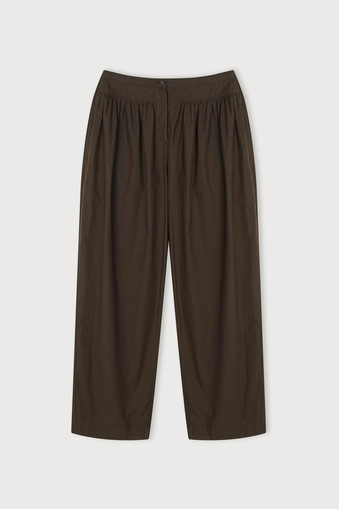WIDE SHIRRING PANTS