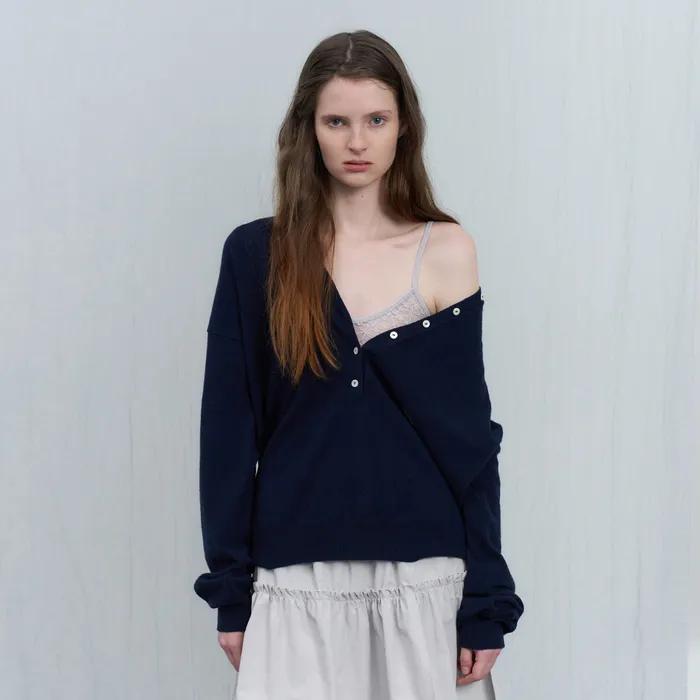 [22th] Kyale henry knit - navy