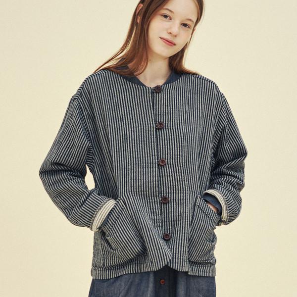 [NEW!FALL 1차 20%] 가디건 자켓 (ST 더블코튼) 네이비 243102TNV