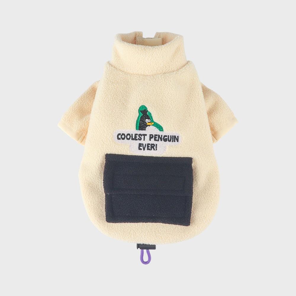 Alaska Crew Pocket Fleece Jacket Clean Ivory