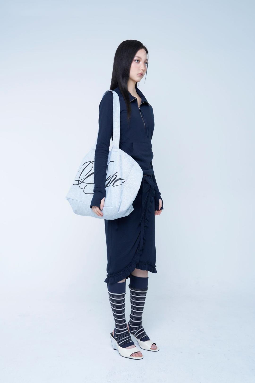 LOGO ECO BAG (VER.2) - DENIM BLUE