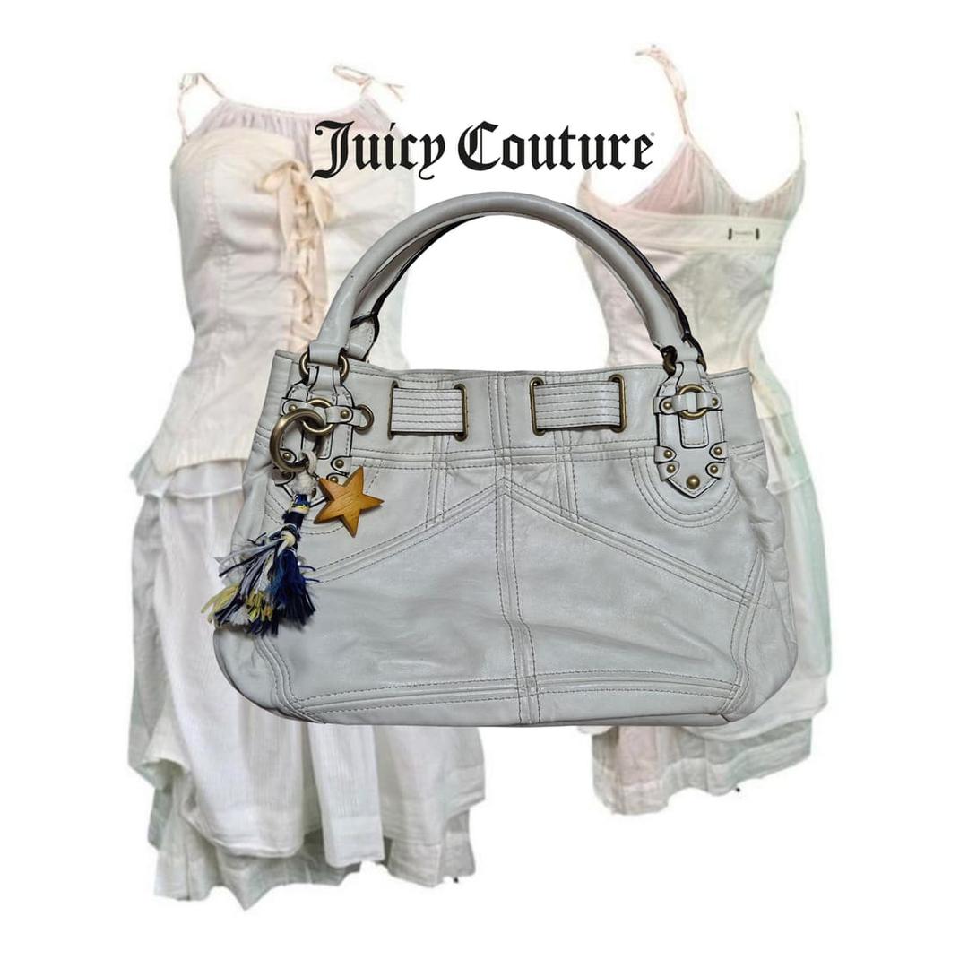 Juicy Couture y2k ☆ key-ring leather Bag | 후루츠패밀리